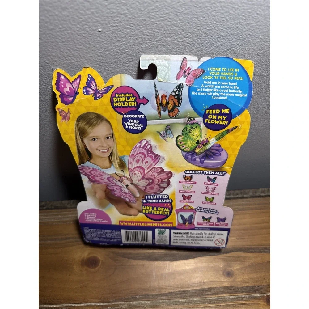 Little Live Pets My Butterfly Wicked Wings Moose Toys 2013 See Description